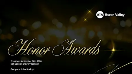 AIA Huron Valley  Honor Awards Dinner 2027