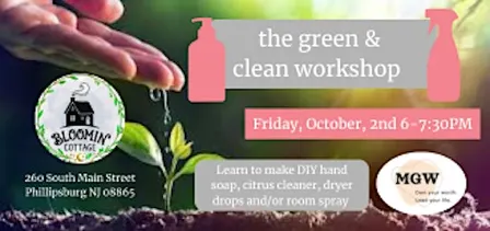 Green + Clean DIY Aromatic Workshop with Mary Golden Wellness