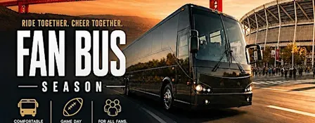 10/04/26: San Francisco Fan Bus – Round‑Trip Shuttle for Broncos vs. 49ers