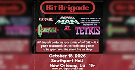 Bit Brigade Performs “Mega Man II” + “Castlevania” + “Tetris” LIVE