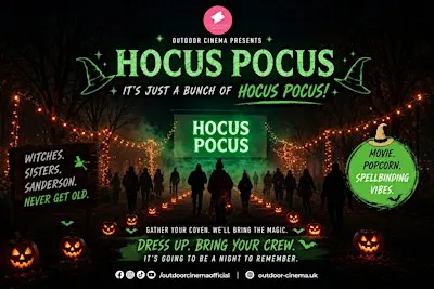 Hocus Pocus Halloween Outdoor Cinema in Northampton