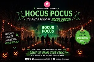 Hocus Pocus Halloween Outdoor Cinema in norwich