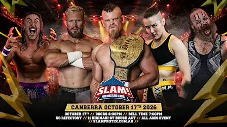 Live Pro Wrestling in Canberra - SLAM! Pro Wrestling League  #26