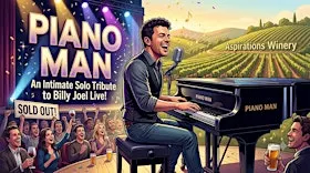 "Piano Man" – An Intimate Solo Tribute to Billy Joel Live!
