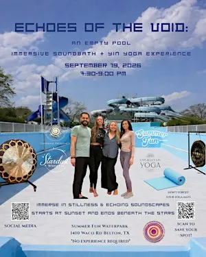 Echoes of the Void: An Empty Pool Immersive Sound + Yin Yoga Experience