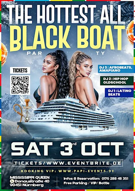 THE HOTTEST ALL BLACK BOAT PARTY