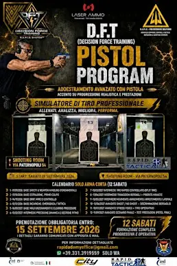 D.F.T. Pistol Program 2026–2027 / ISCRIZIONE E PRIMA RATA