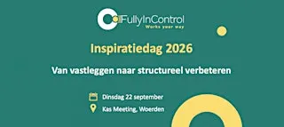 Inspiratiedag 2026 - Van vastleggen naar structureel verbeteren