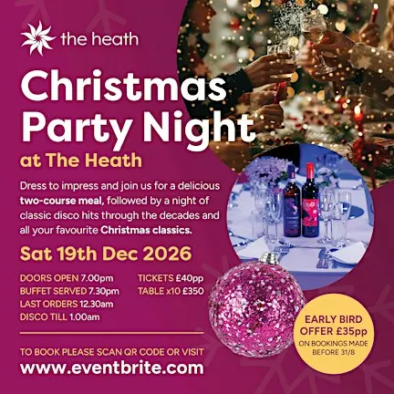 Christmas At The Heath Christmas Party Night