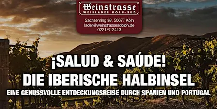 Weinverkostung 19.11.2026 - ¡SALUD & SAÚDE! DIE IBERISCHE HALBINSEL