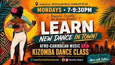 Kizomba Dance Class  - Beginner Friendly - Afro-Caribbean Music