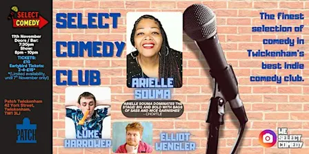 Select Comedy Club @ Patch Twickenham - November 2026