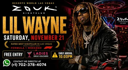 LIL WAYNE AT ZOUK NIGHTCLUB