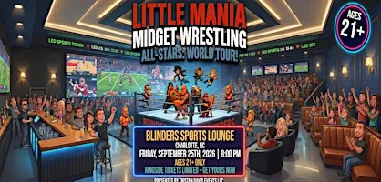 Little Mania Wrestling: Big Action, Tiny Wrestlers! Charlotte, NC!