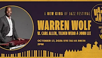 Infidels Jazz Presents: Warren Wolf at Revue Stage