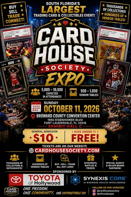 Card House Society × Rolling Waves Collab Card Show — FREE Entry (Doral)