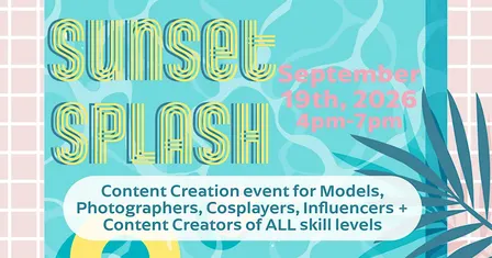 Sunset Splash - A Poolside Sunset + Golden Hour Content Creation Event