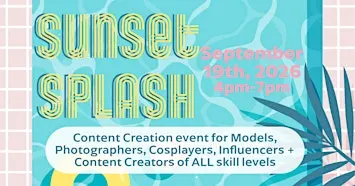 Sunset Splash - A Poolside Sunset + Golden Hour Content Creation Event