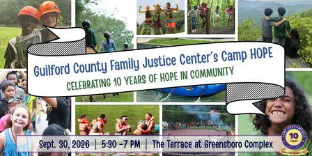 Camp HOPE - Guilford County 10th Anniversary Celebration