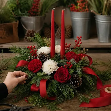 Tinsel Training: Holiday Centerpiece