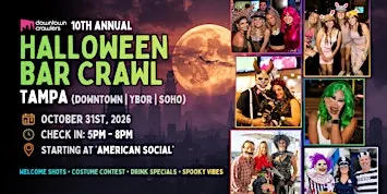 Halloween Bar Crawl 10/31 - TAMPA (Downtown)
