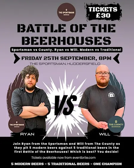 Battle of the Beerhouses: Modern vs Traditional Beer (Sportsman vs County)