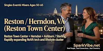 Singles Event & Mixer Ages 50+ : Mix & Mingle with Singles Reston