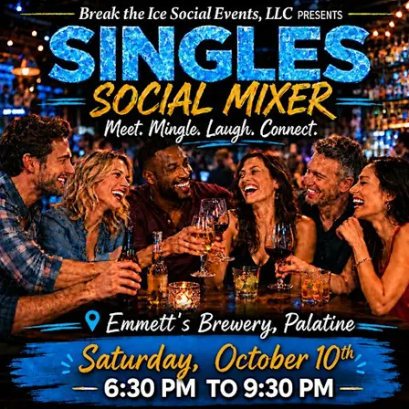Singles Social Mixer Palatine, IL Emmett's Brewery