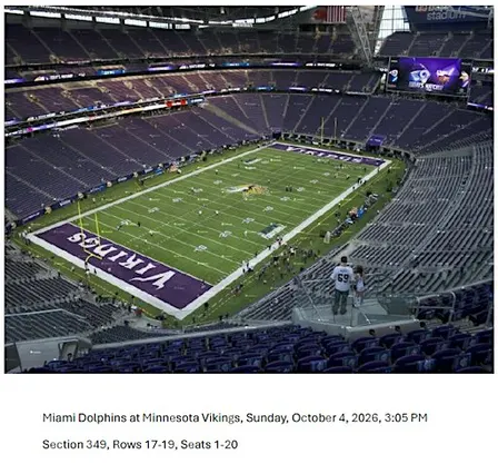 Hardrockers at the Vikings Game