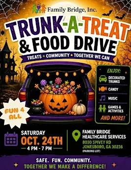 Trunk-A-Treat & Food Drive