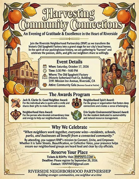 Riverside Neighborhood Partnership Awards Gala