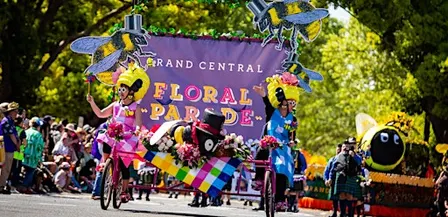 Free regional buses - Grand Central Floral Parade