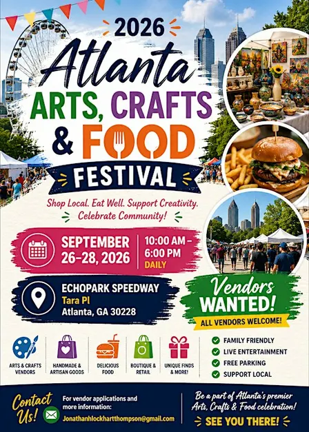 2026 Atlanta Arts,Crafts fair and Food festival