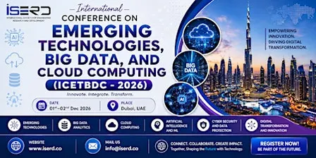 International Conference on Emerging Technologies, Big Data, & Cloud Comput