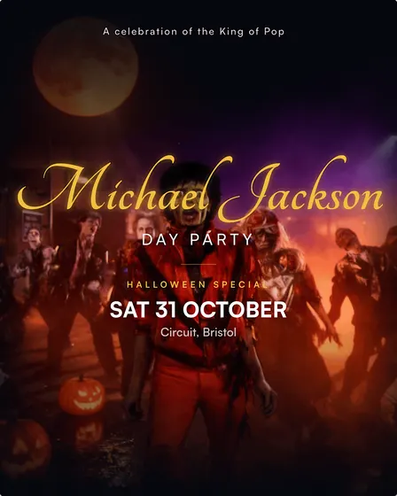 Thriller Halloween Special! Michael Jackson Day Party – Bristol