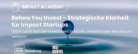 Impact Academy: Before You Invest - Strategische Klarheit