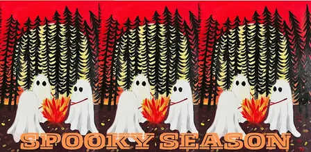 Fizzcasso Spooktacular: Paint & Sip ⭐