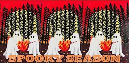 Fizzcasso Spooktacular: Paint & Sip ⭐