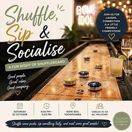 Shuffle, Sip & Socialise