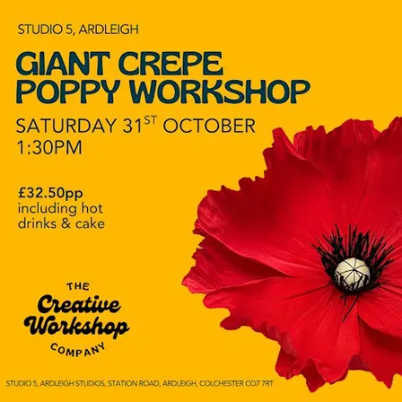 Giant Crepe Poppy Workshop
