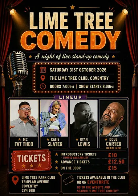 Lime tree comedy night