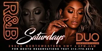 R&B Saturdays At Duo Lounge In Southfield