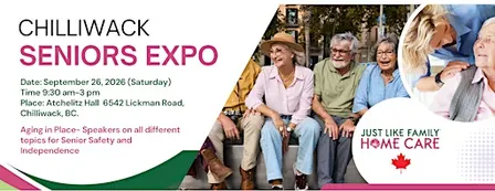 2nd Annual Chilliwack 55+ Senior's Expo