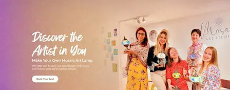 Mosaic Lamp Workshops in Banksville, PA