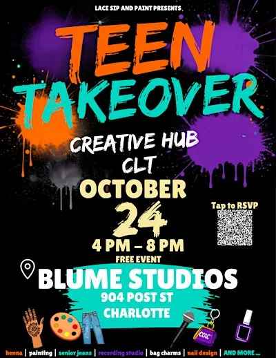 TEEN TAKEOVER Creative Hub