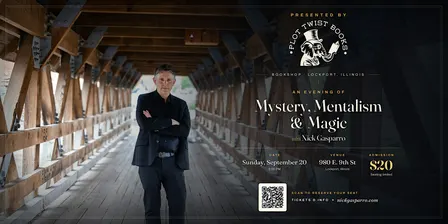 Mystery, Magic & Mentalism at Plot Twist Books Lockport