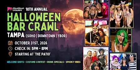 Halloween Bar Crawl 10/31 - TAMPA (South Tampa)