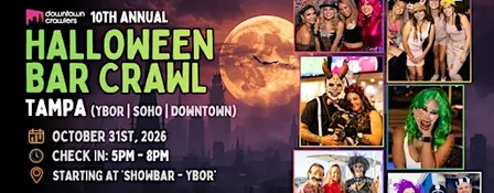 Halloween Bar Crawl 10/31 - TAMPA (Ybor City)
