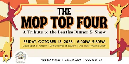 The Mop Top Four : A Tribute to the Beatles Dinner & Show