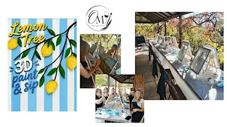 3D Lemon Tree paint & sip at the Hills